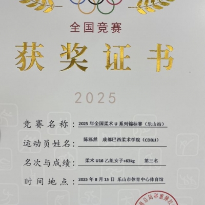 陈泺然(K)皮皮-2025年全国柔术U系列锦标赛(乐山站)